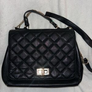 Large Black Shoulder Bag